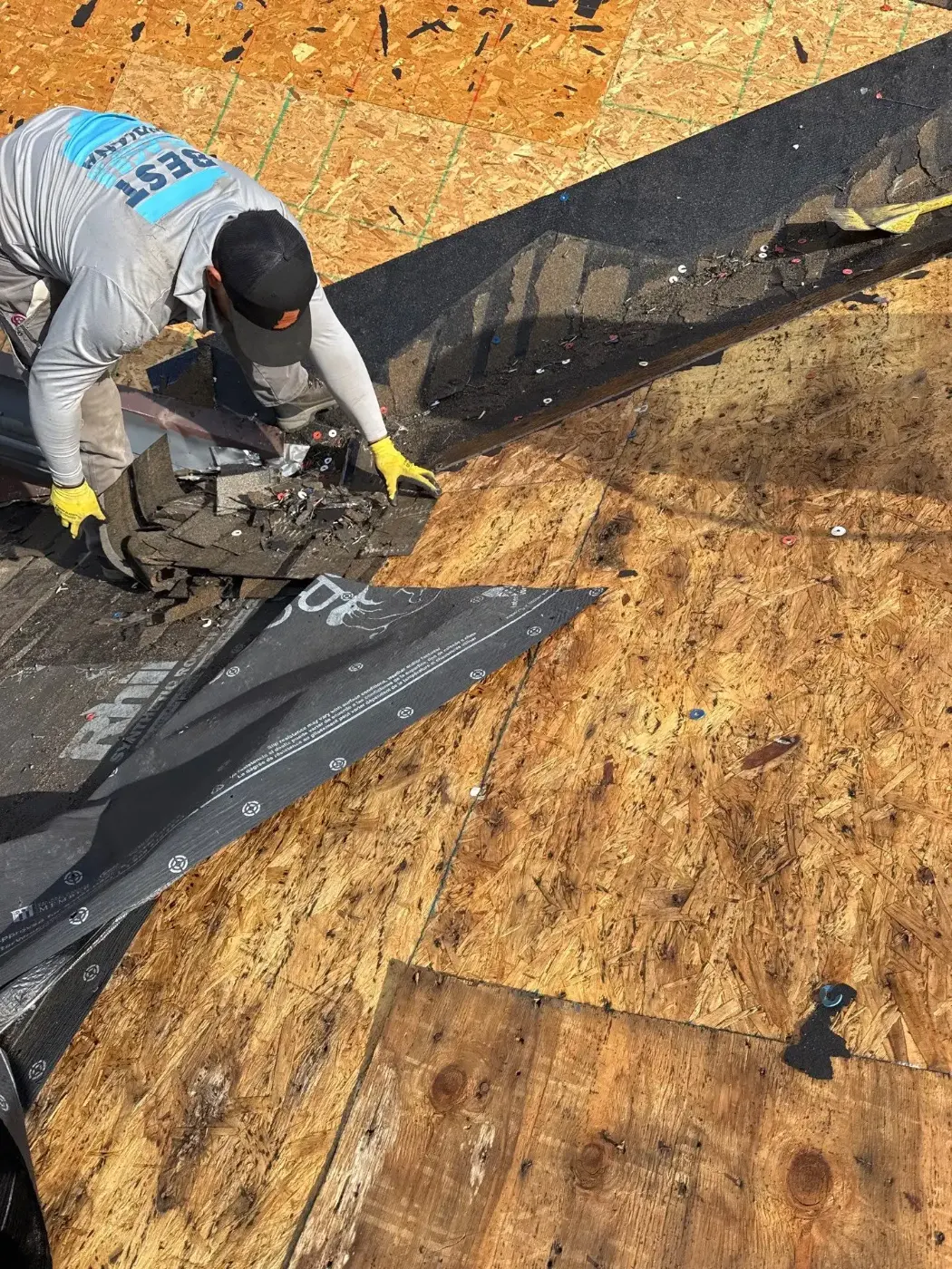 Flashing and seam work in Hammond